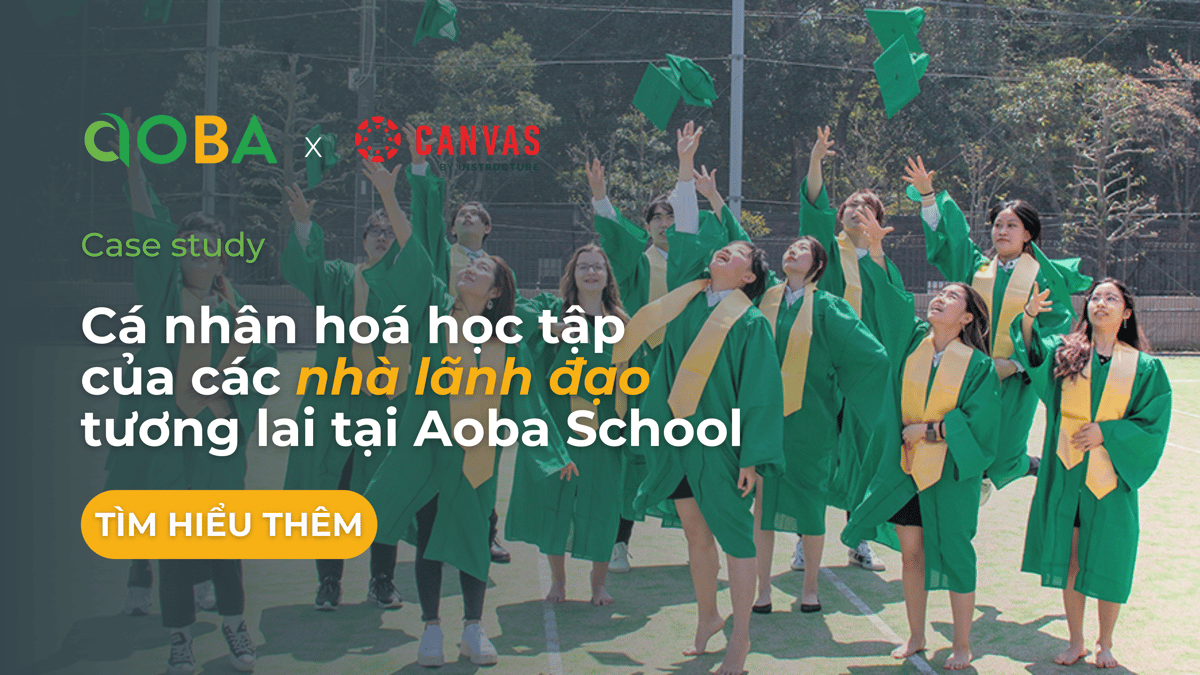 Cá nhân hoá học tập của các nhà lãnh đạo tương lai tại Aoba School_Web